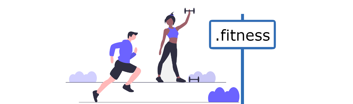 Die richtigen Domains für Personal Trainer, Studios, Produzenten von Nahrungsmittelergänzungen, Influencer