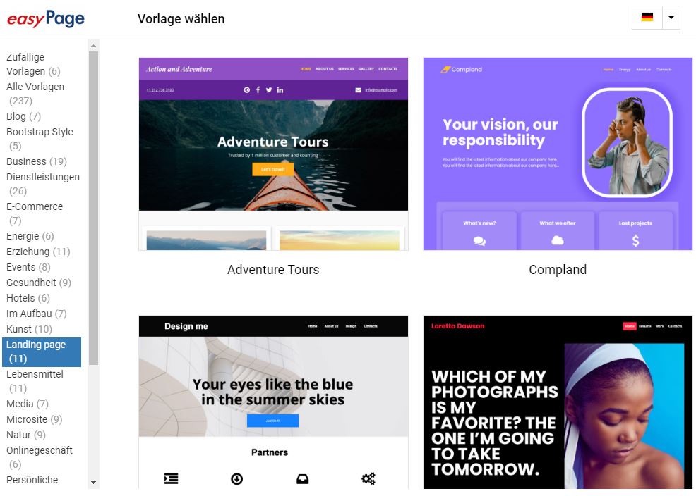 easyPage3 Shop jetzt auch mit Coupons